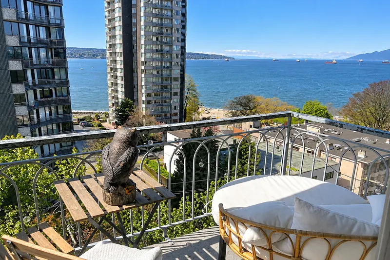 English Bay view from Heather House #708